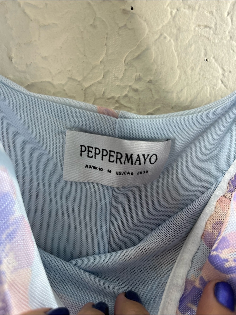Peppermayo Charity Bustier Floral Maxi Dress in Blue - Picture 15 of 16